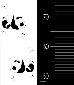 Groei Meter Poster Panda