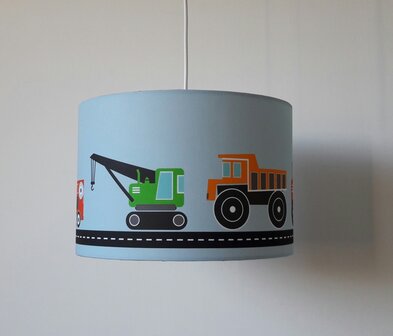 Kinderlamp voertuigen blauw D4K