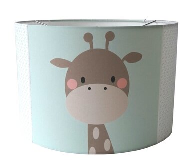 Kinderlamp giraffe en beertje mint