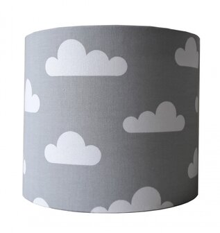 Wandlamp wolk grijs wit