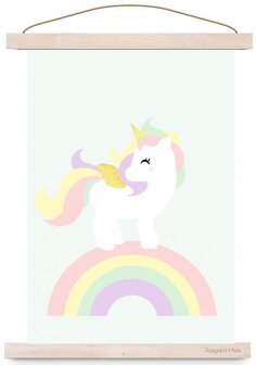 poster unicorn pastel