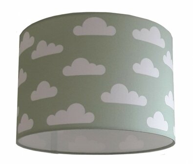 Kinderlamp wolk old green