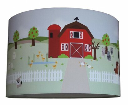 Kinderlamp boerderij designed4kids