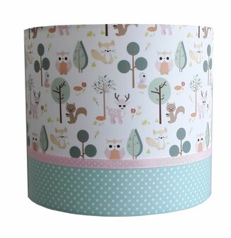 Wandlamp forest friends pastel