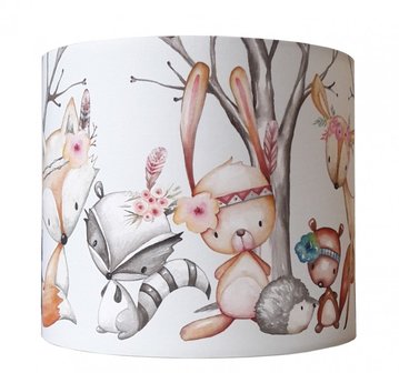 Wandlamp forest friends  boho