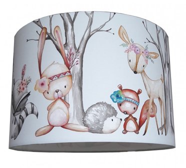 Kinderlamp forest friends boho