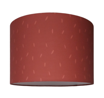 Kinderlamp sprinkles  terra red