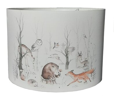 Kinderlamp  dieren in het bos