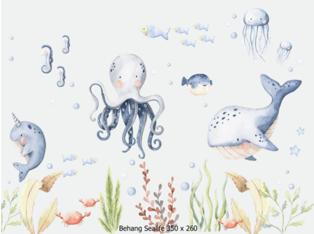 behang sealife 350 x 260