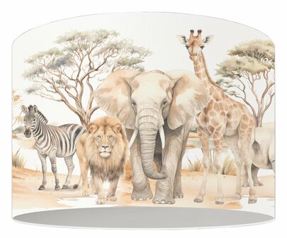 Safari Dieren Kinderlamp