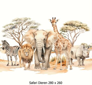 Safari Dieren Behang