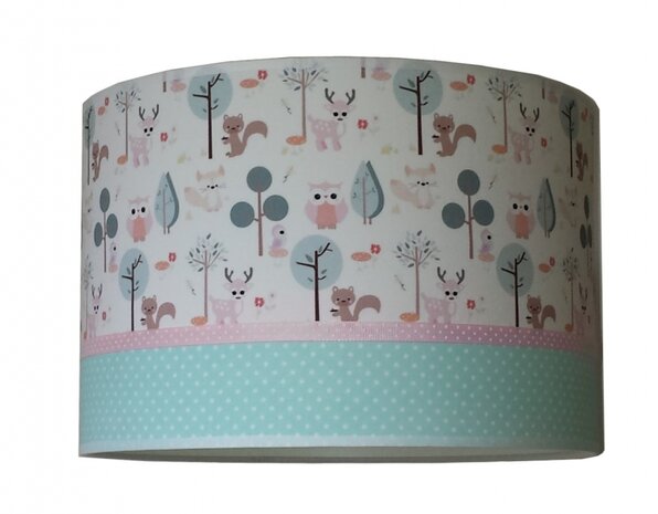 Kinderlamp little  forest friends  pastel 