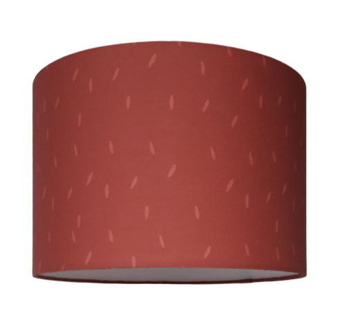 Kinderlamp sprinkles  terra red