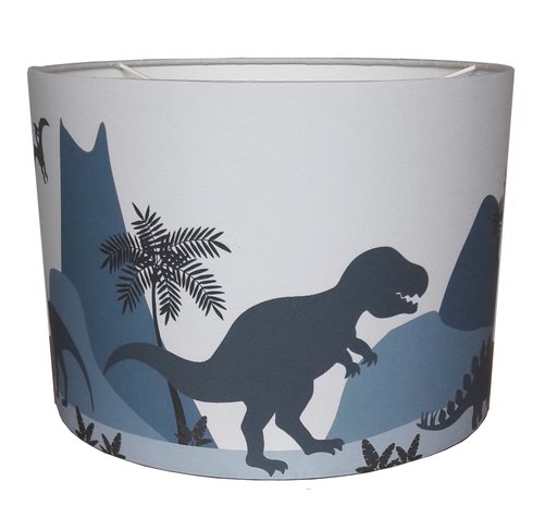 Kinderlamp  dino blauw