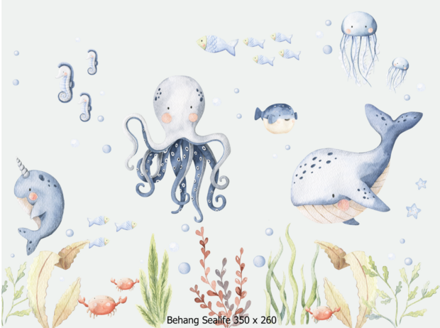 behang sealife 350 x 260