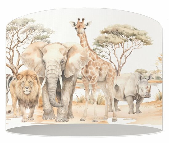 Safari Dieren Kinderlamp