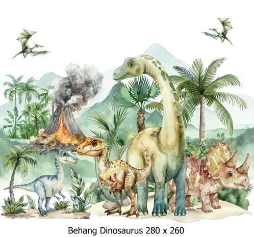 Dinosaurus Behang